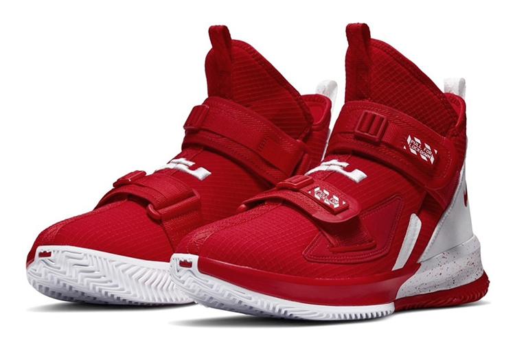 Кроссовки мужские Nike LeBron Soldier 13 Sfg Tb красные, 42.5 EU