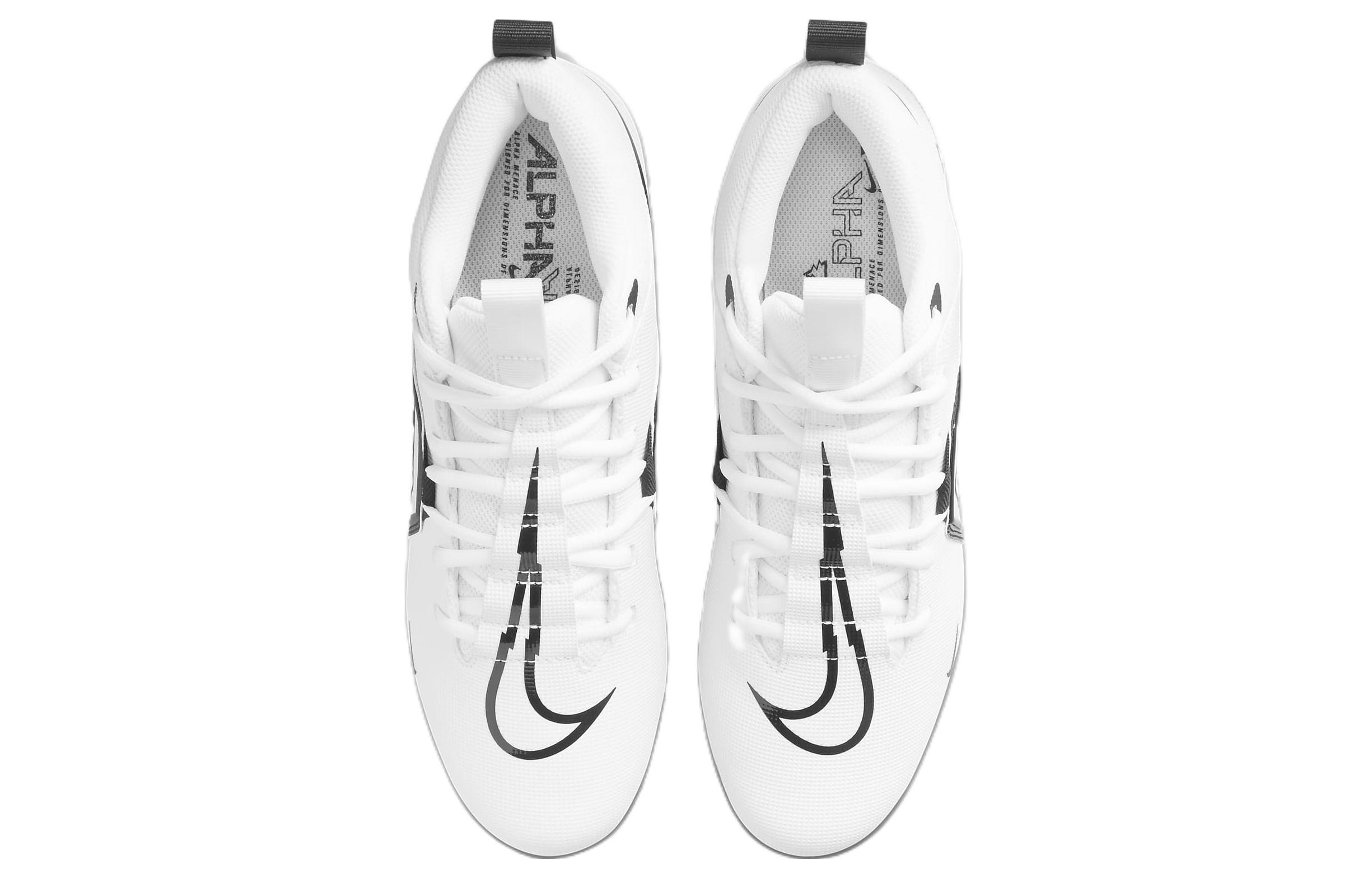 Футбольные бутсы мужские Nike Alpha Menace Varsity 3 белые, черные, 46 EU