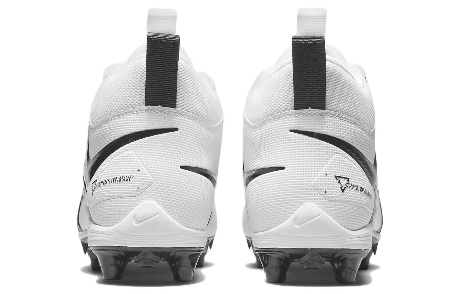 Футбольные бутсы мужские Nike Alpha Menace Varsity 3 белые, черные, 46 EU