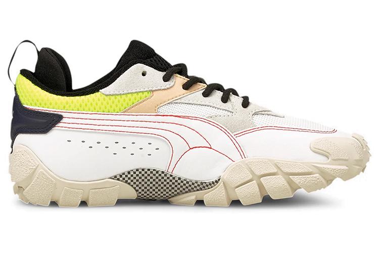 Кроссовки женские PUMA 380125-01 чёрно-белые зелёные, 36 EU