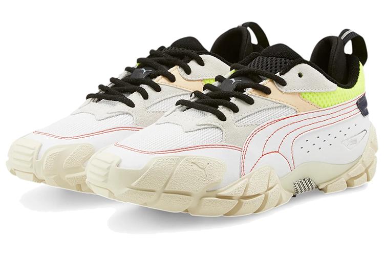 Кроссовки женские PUMA 380125-01 чёрно-белые зелёные, 36 EU