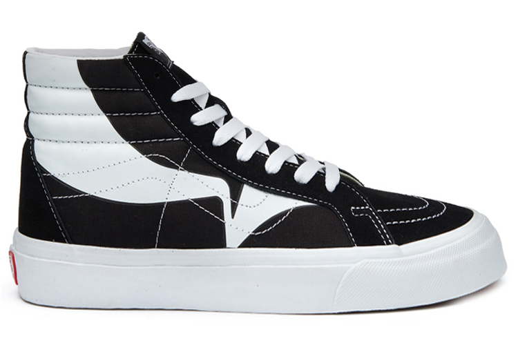 Кроссовки Vans Sk8 Hi Reissue Warp черные, 42 EU
