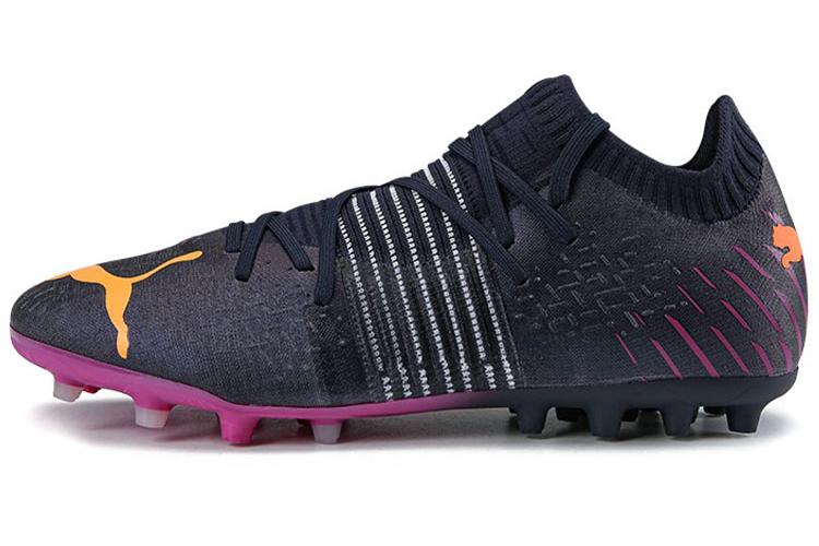 Футбольные бутсы мужские PUMA Future Z 1.2 Mg пурпурно-черно-оранжевые, 41 EU