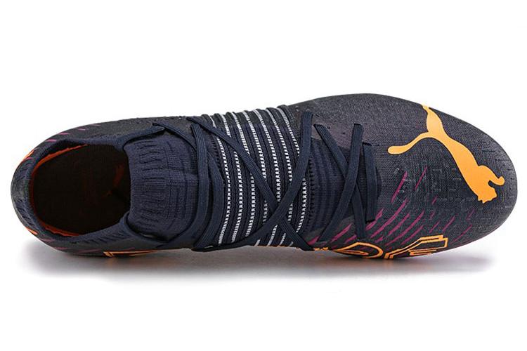 Футбольные бутсы мужские PUMA Future Z 1.2 Mg пурпурно-черно-оранжевые, 41 EU