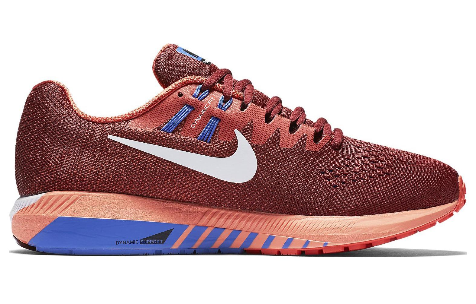 Кроссовки мужские Nike Air Zoom Structure 20 красные, 44 EU