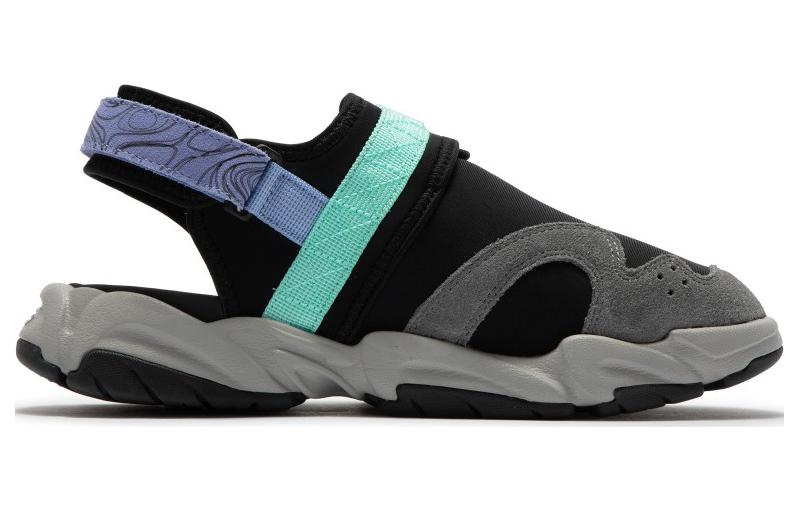 Сандалии унисекс PUMA TS 01 Retro черные electric peppermint, 42 EU