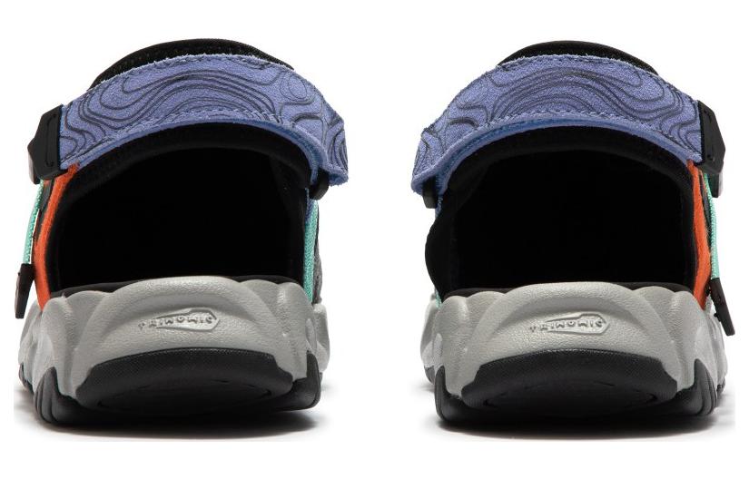 Сандалии унисекс PUMA TS 01 Retro черные electric peppermint, 42 EU