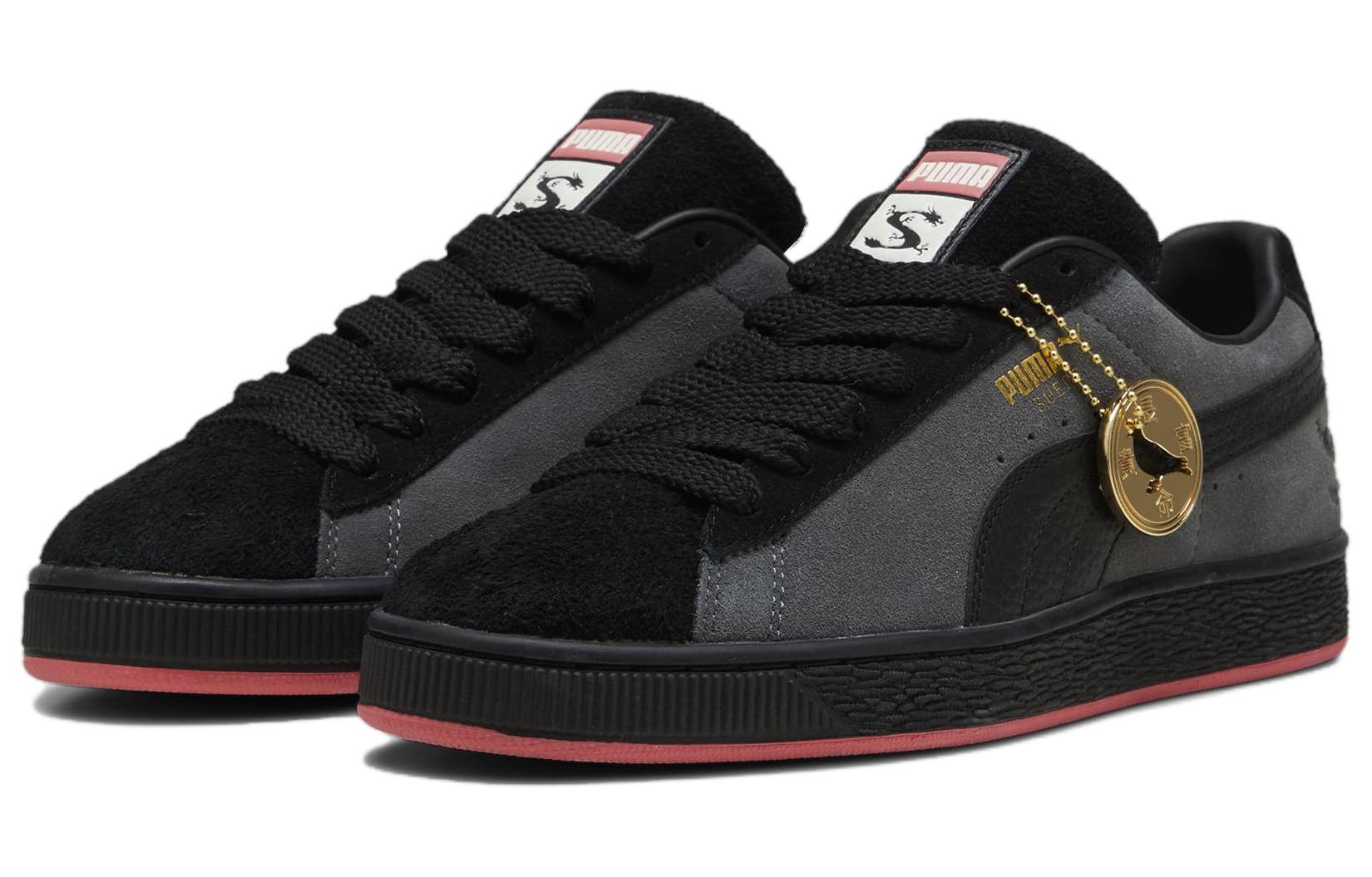 Кроссовки мужские PUMA Staple Suede черные, 42.5 EU