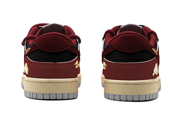 Кроссовки унисекс Nike Dunk New Chinese Style красные, 42.5 EU