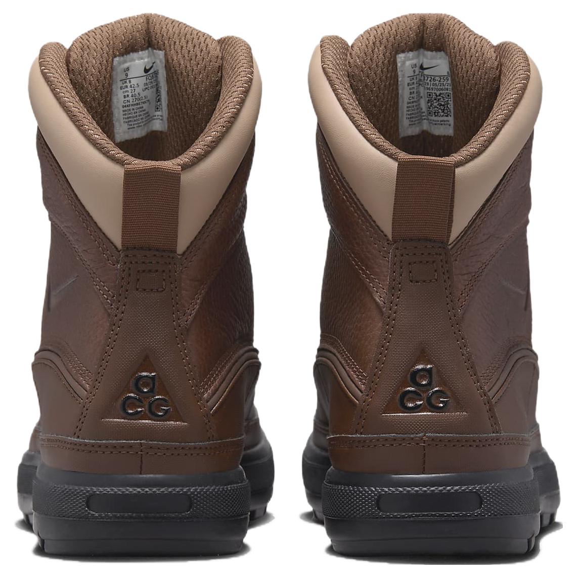 Треккинговые ботинки мужские Nike Woodside 2, темно-коричневые, 40 EU