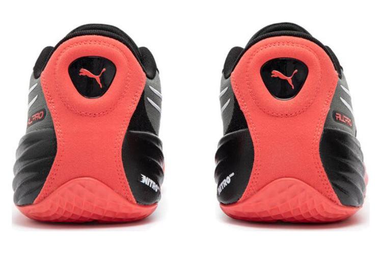 Кроссовки унисекс PUMA All Pro Nitro черные, красные, 42.5 EU