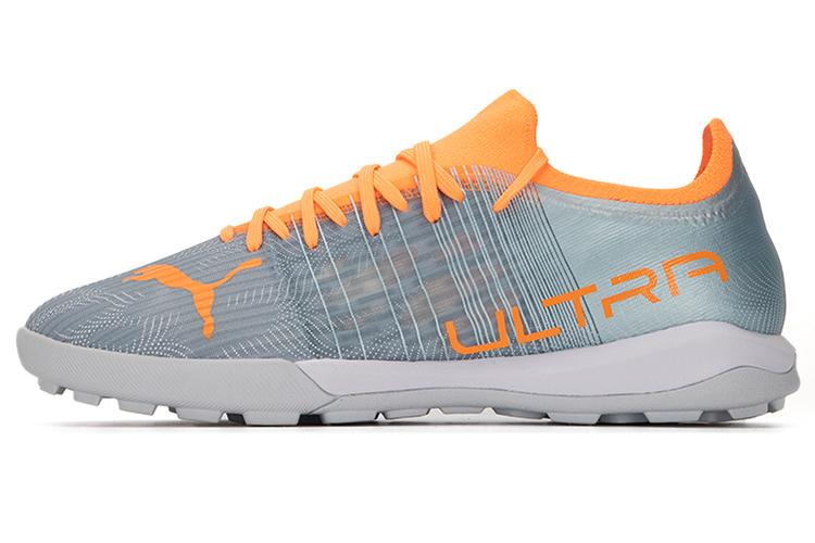 Футбольные бутсы мужские PUMA Ultra 3.4 TT diamond silver neon citrus