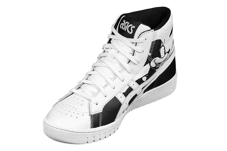 Кроссовки унисекс ASICS X Disney Gel Ptg Mt Mickey белые-черные, 37 EU