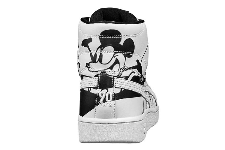 Кроссовки унисекс ASICS X Disney Gel Ptg Mt Mickey белые-черные, 37 EU