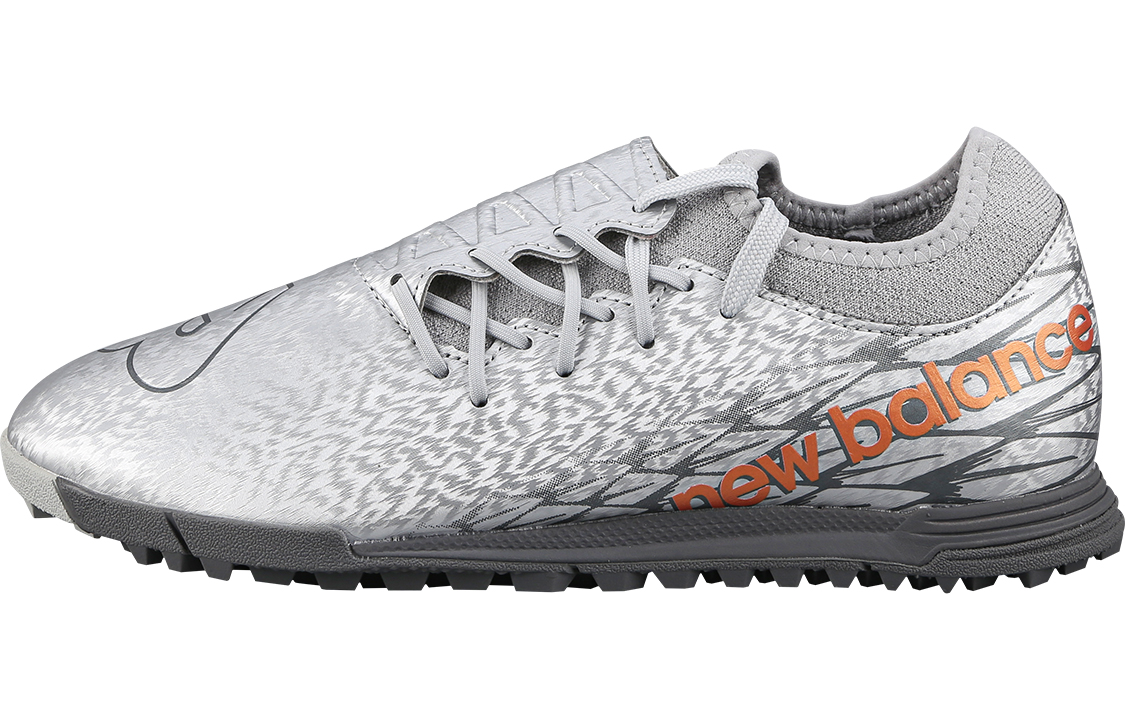 Футбольные бутсы мужские New Balance Furon Dispatch Tf серебристые, 41.5 EU