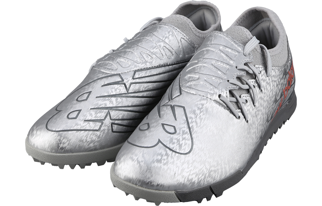 Футбольные бутсы мужские New Balance Furon Dispatch Tf серебристые, 41.5 EU