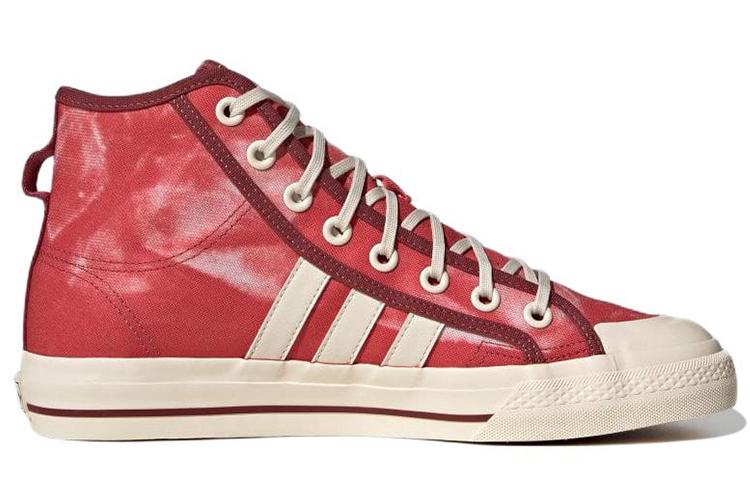Кеды мужские Adidas Nizza Hi RF Parley красные, 37 1/3 EU