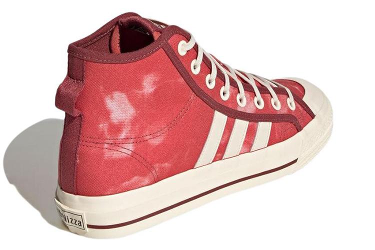 Кеды мужские Adidas Nizza Hi RF Parley красные, 37 1/3 EU