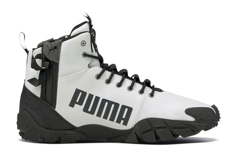 Кроссовки унисекс PUMA Nemen X Centaur Mid белые, черные, 37 EU