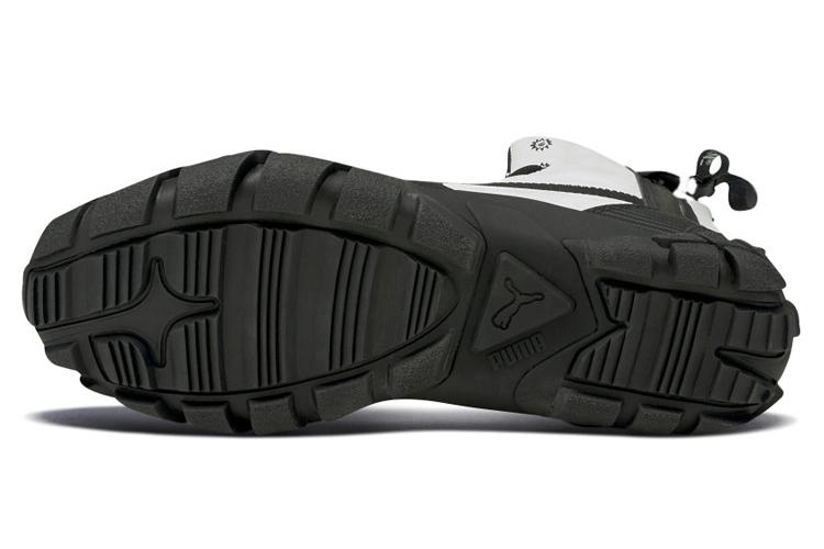 Кроссовки унисекс PUMA Nemen X Centaur Mid белые, черные, 37 EU