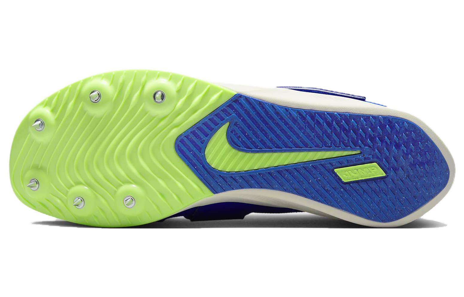 Шиповки унисекс Nike Air Zoom Rival Jump Spikes, blue, 42.5 EU