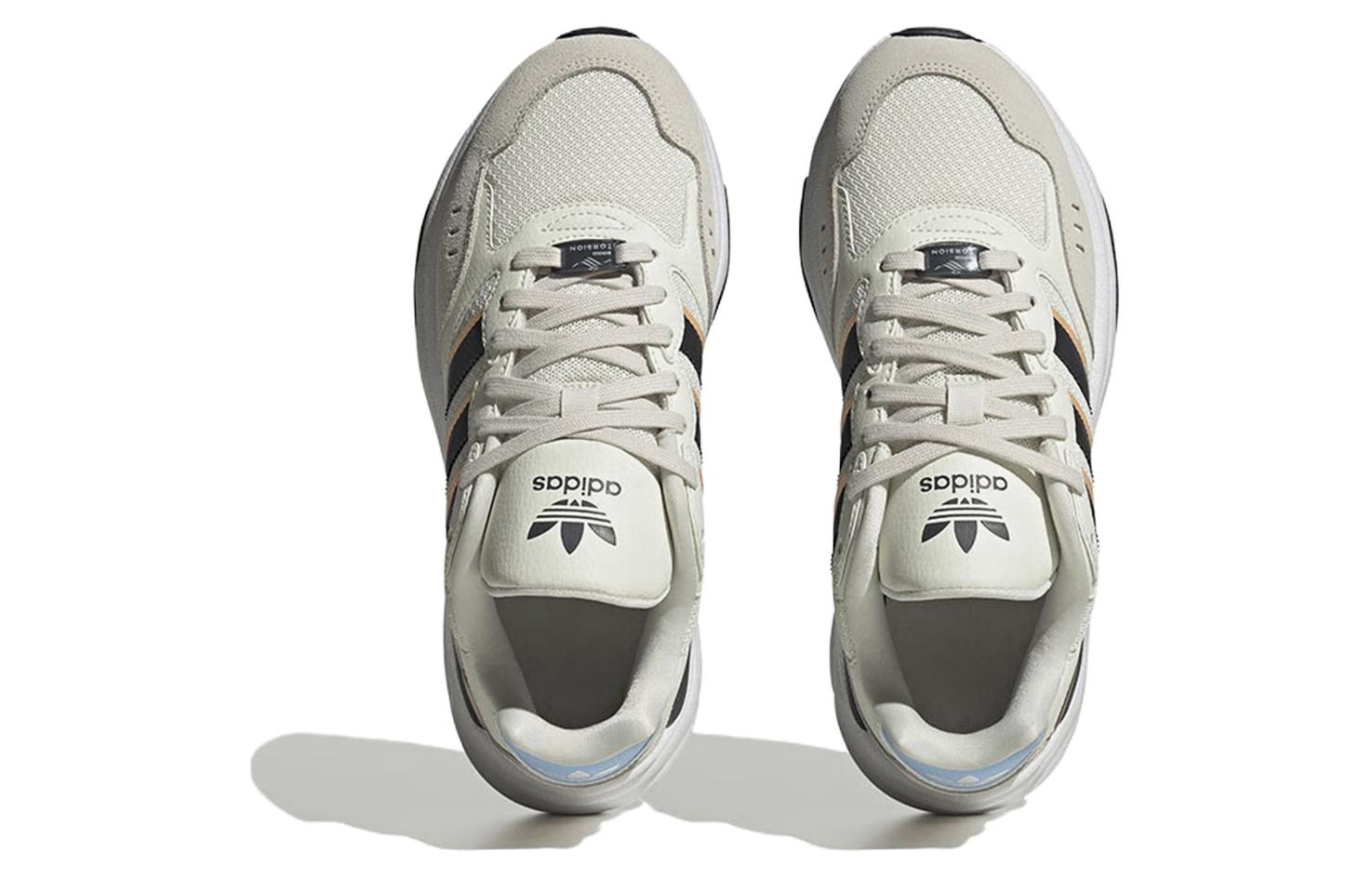 Кроссовки женские Adidas Retropy F90 белые, черные, серые, 36 2/3 EU