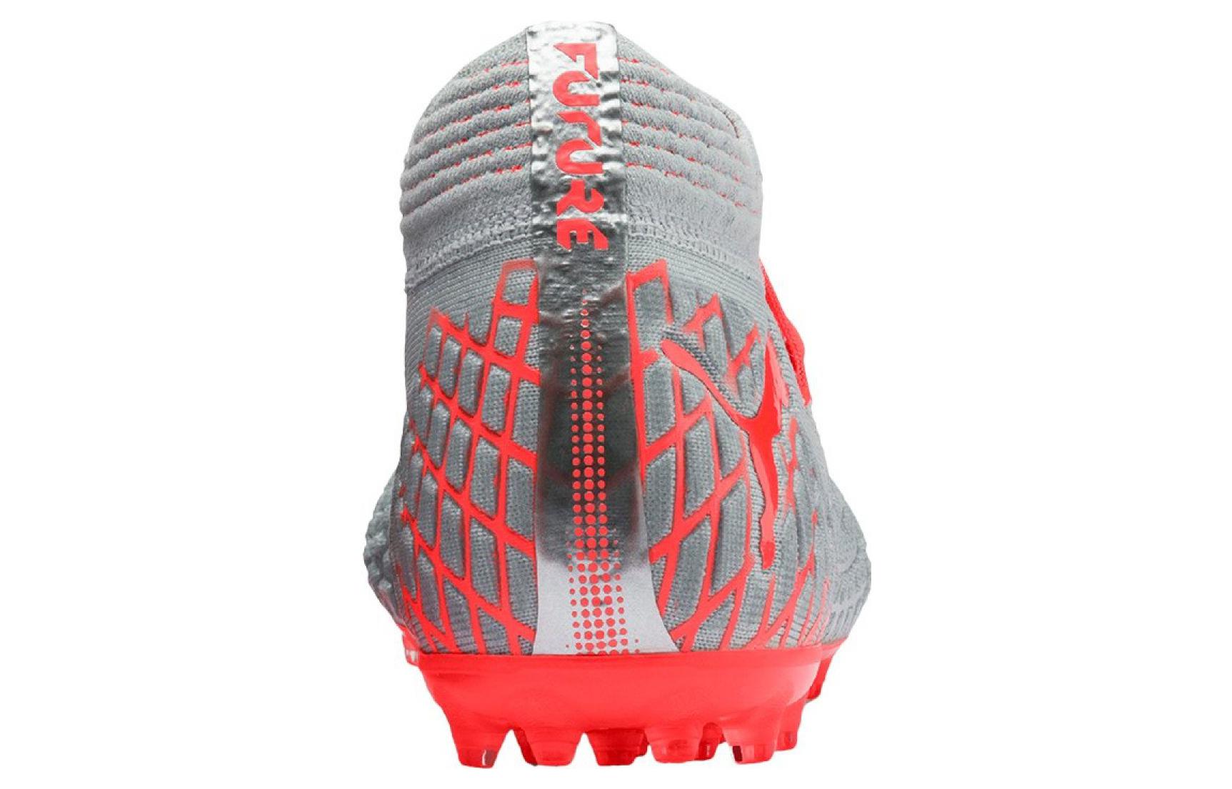 Футбольные бутсы мужские PUMA Future 4.1 Mg серые оранжевые, 45 EU