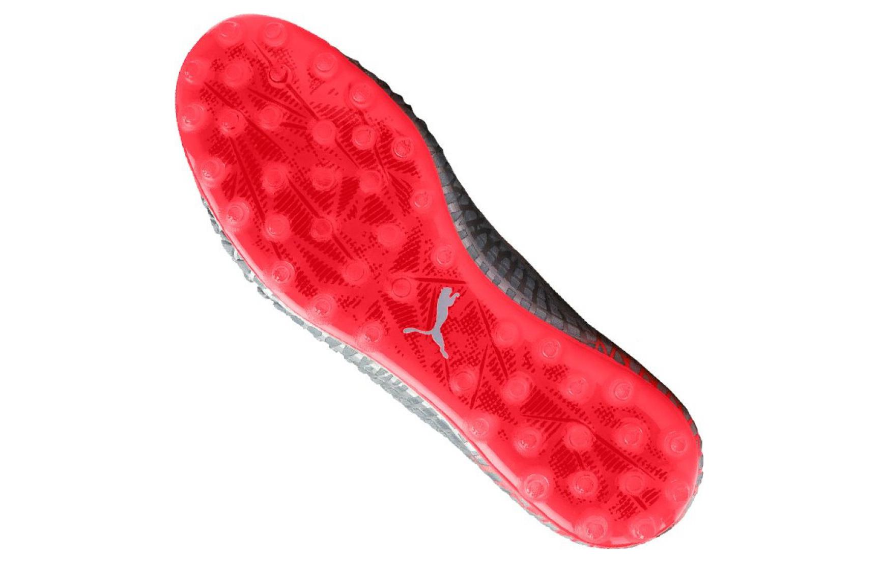 Футбольные бутсы мужские PUMA Future 4.1 Mg серые оранжевые, 45 EU