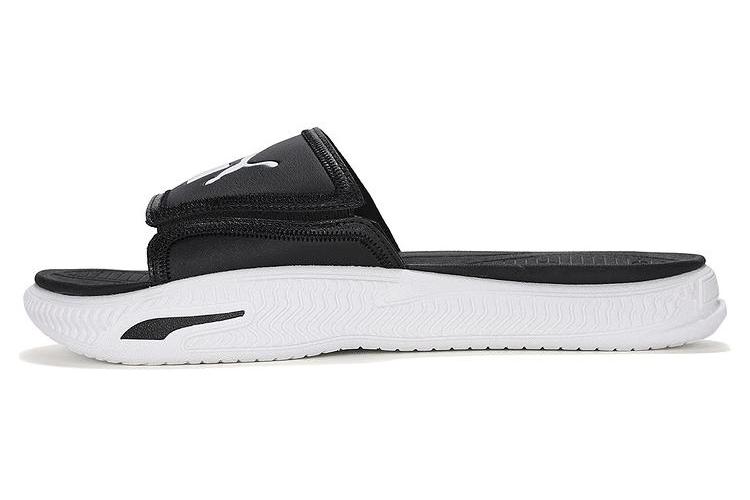 Шлепанцы PUMA SoftridePro Slide 24 черные, белые, 42 EU