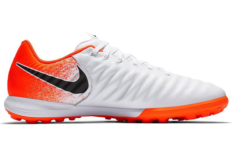 Бутсы мужские Nike Tiempo Lunar Legend 7 Pro TF белые/ярко-оранжевые, 46 EU