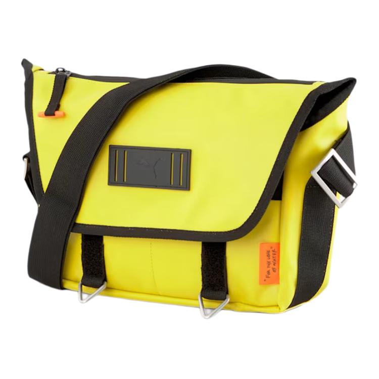 Сумка унисекс PUMA 077459-01 ярко-жёлтая, размер Regular