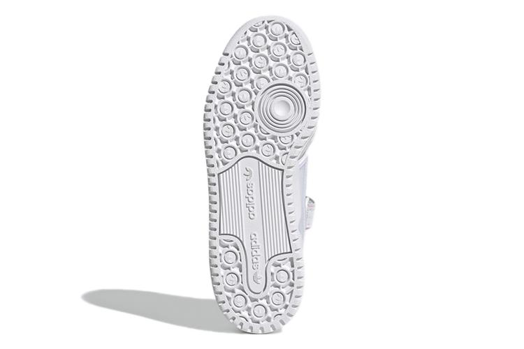 Кеды женские Adidas Forum Plus белые, розовые, фиолетовые, 39 1/3 EU