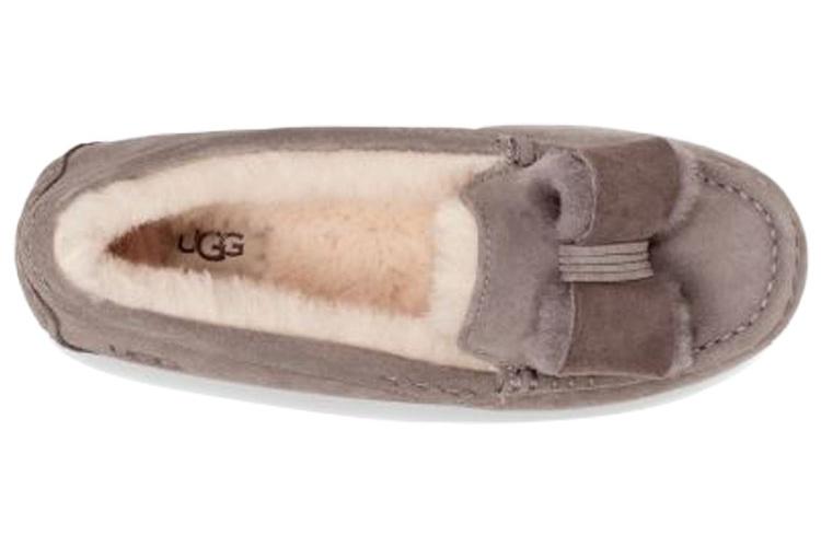 Мокасины женские UGG Ansley Twinface Bow сине-серый, 38 EU