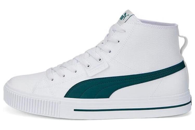 Кроссовки унисекс PUMA Ever Mid Sl белые, зеленые, 41 EU