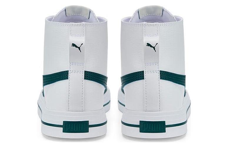 Кроссовки унисекс PUMA Ever Mid Sl белые, зеленые, 41 EU