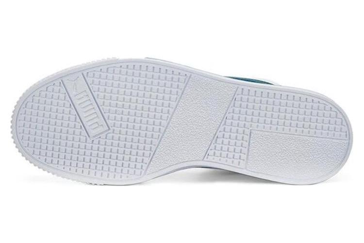 Кроссовки унисекс PUMA Ever Mid Sl белые, зеленые, 41 EU