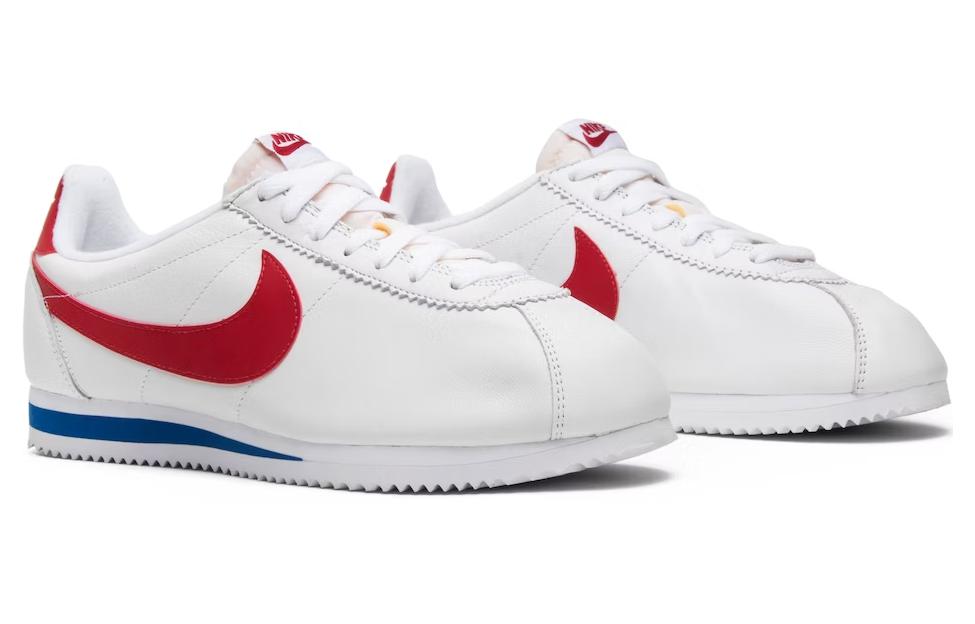 Кроссовки мужские Nike Classic Cortez QS Forrest Gump белые-красные, 44 EU