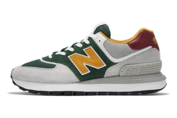 Кроссовки мужские New Balance X 574 Legacy forest green varsity yellow, 40 EU
