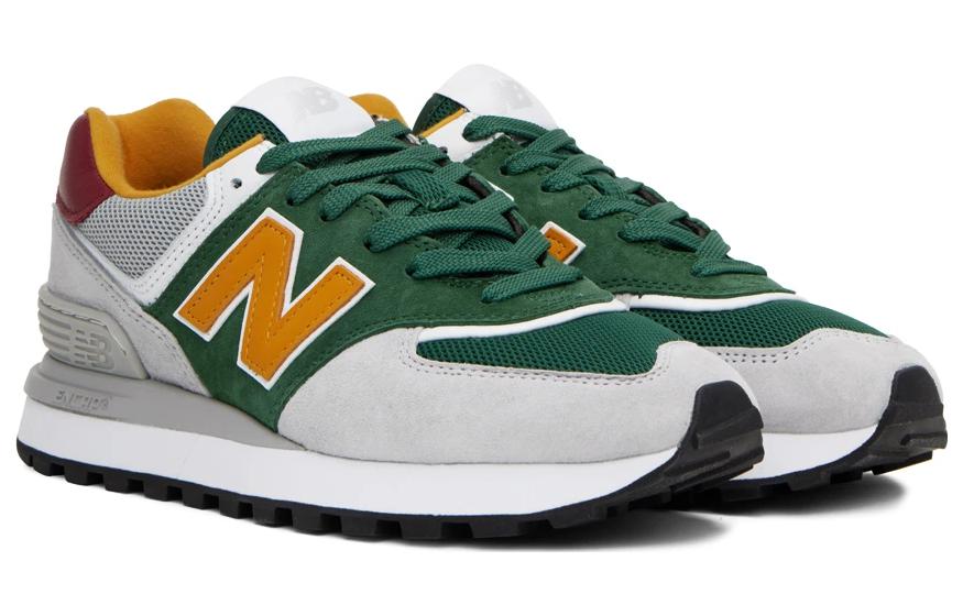Кроссовки мужские New Balance X 574 Legacy forest green varsity yellow, 40 EU