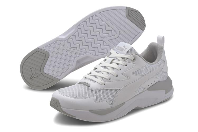 Кроссовки унисекс PUMA X Ray Lite белые, серые, фиолетовые, 35.5 EU