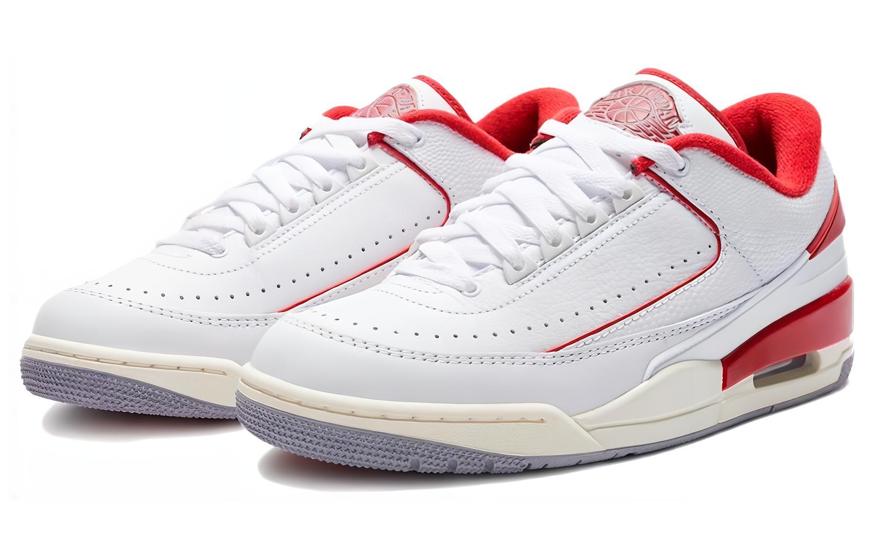 Кеды мужские Air Jordan 2/3 белые, 44 EU