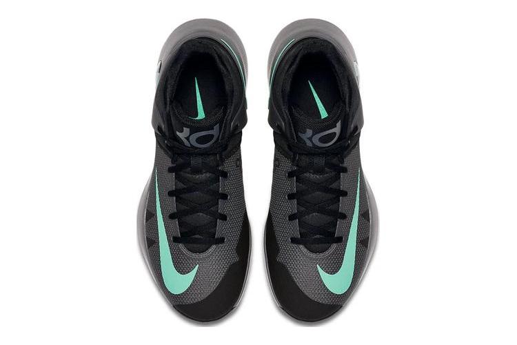 Кроссовки мужские Nike KD Trey 5 IV EP черные, зеленые, 45 EU