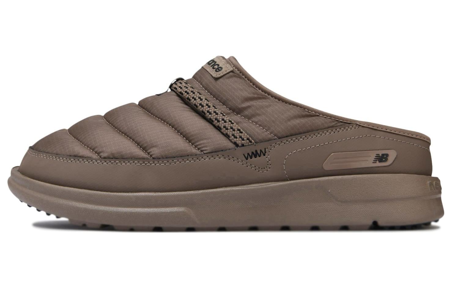 Шлепанцы унисекс New Balance SUFMUMT2, светло-коричневые