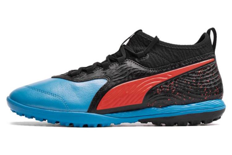 Футбольные бутсы мужские PUMA One 19.3 Tf черные, синие, красные, 39 EU