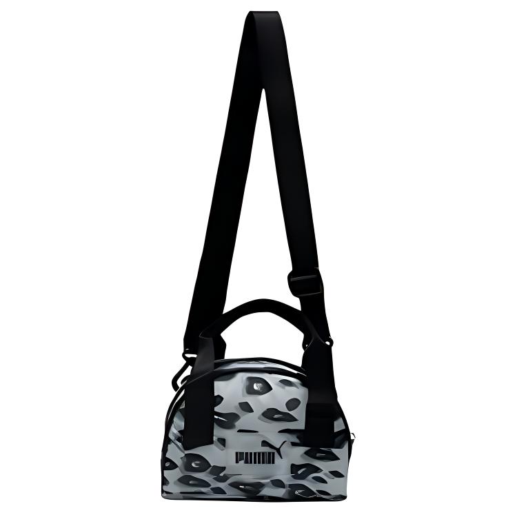 Сумка женская PUMA 077929-02 леопардовый принт, gray-black