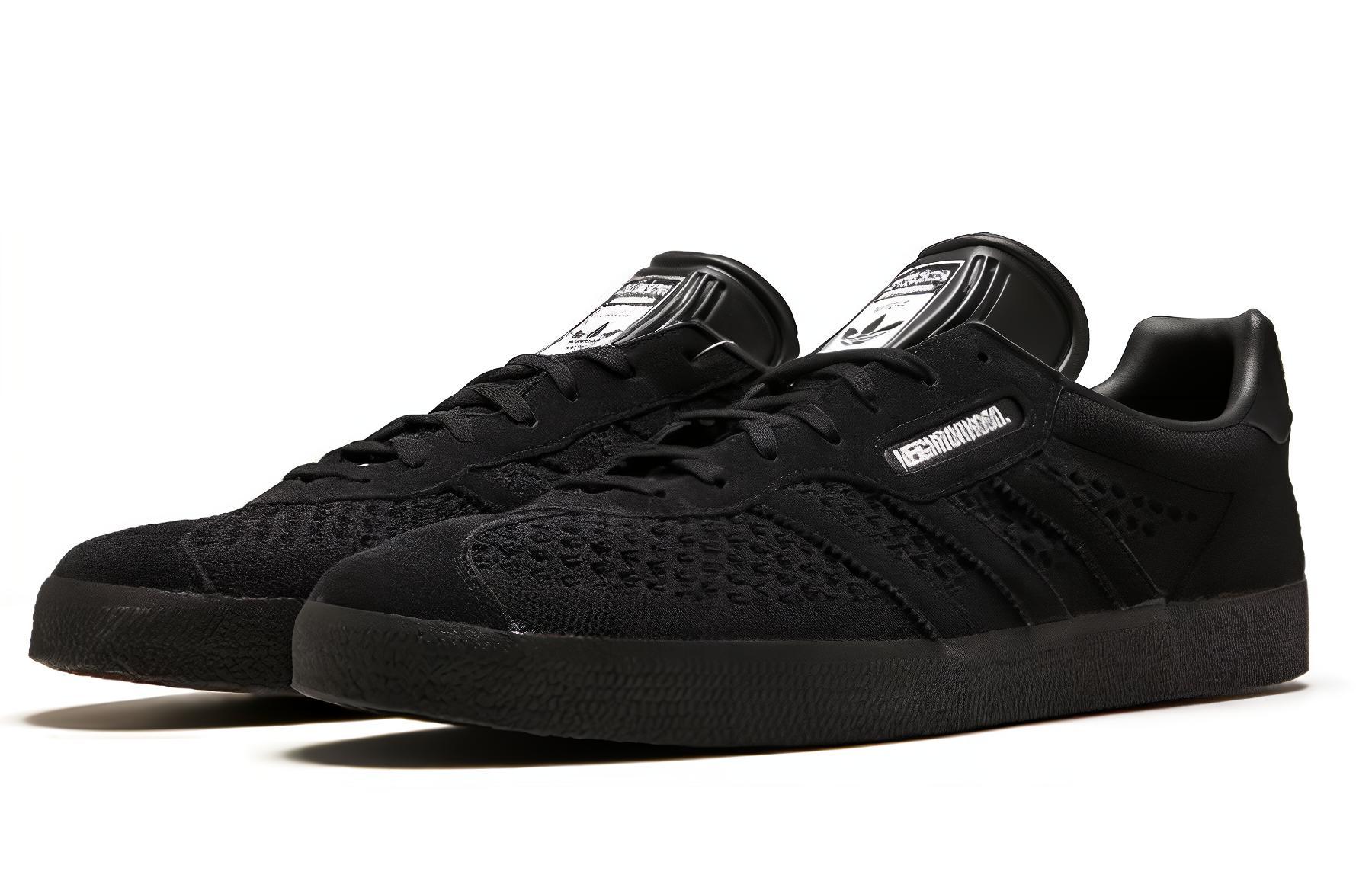 Кроссовки унисекс Adidas Gazelle Super Neighborhood, 44 2/3 EU, triple black