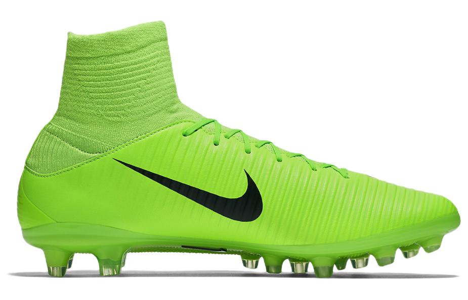 Бутсы мужские Nike Mercurial Veloce 3 AG зеленые черные, 41 EU