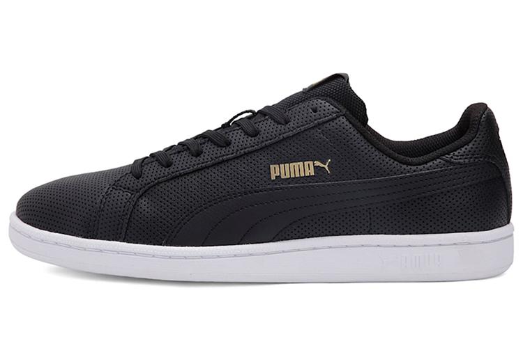 Кроссовки унисекс PUMA Smash FP черные/золотые, 41 EU