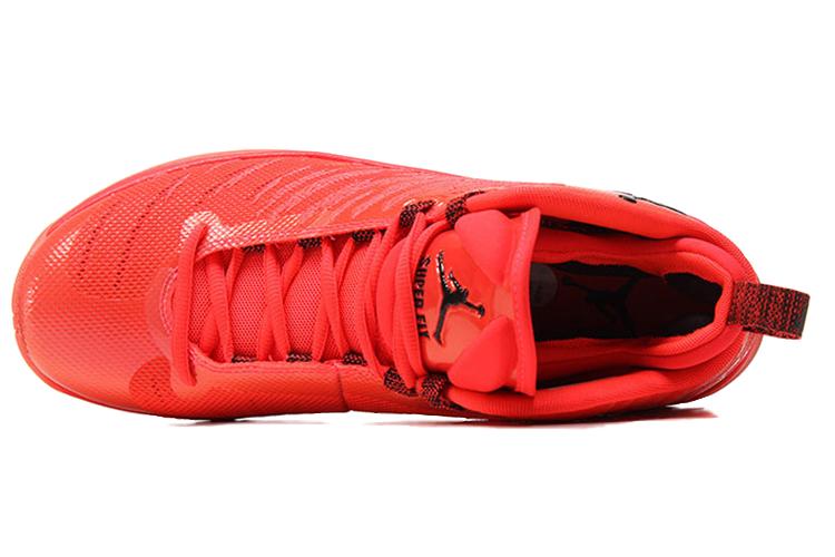 Кроссовки унисекс Air Jordan Super.Fly 5 ярко-оранжевые, 42.5 EU