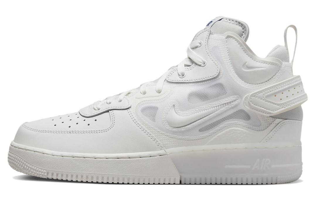 Спортивные кеды мужские Nike Air Force 1 Mid React Summit белые, 44 EU